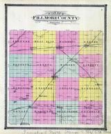 Fillmore County Outline Map, Fillmore County 1905 Copy 2 Colored